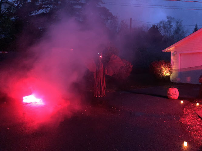 Smoke not fog, first display 2021